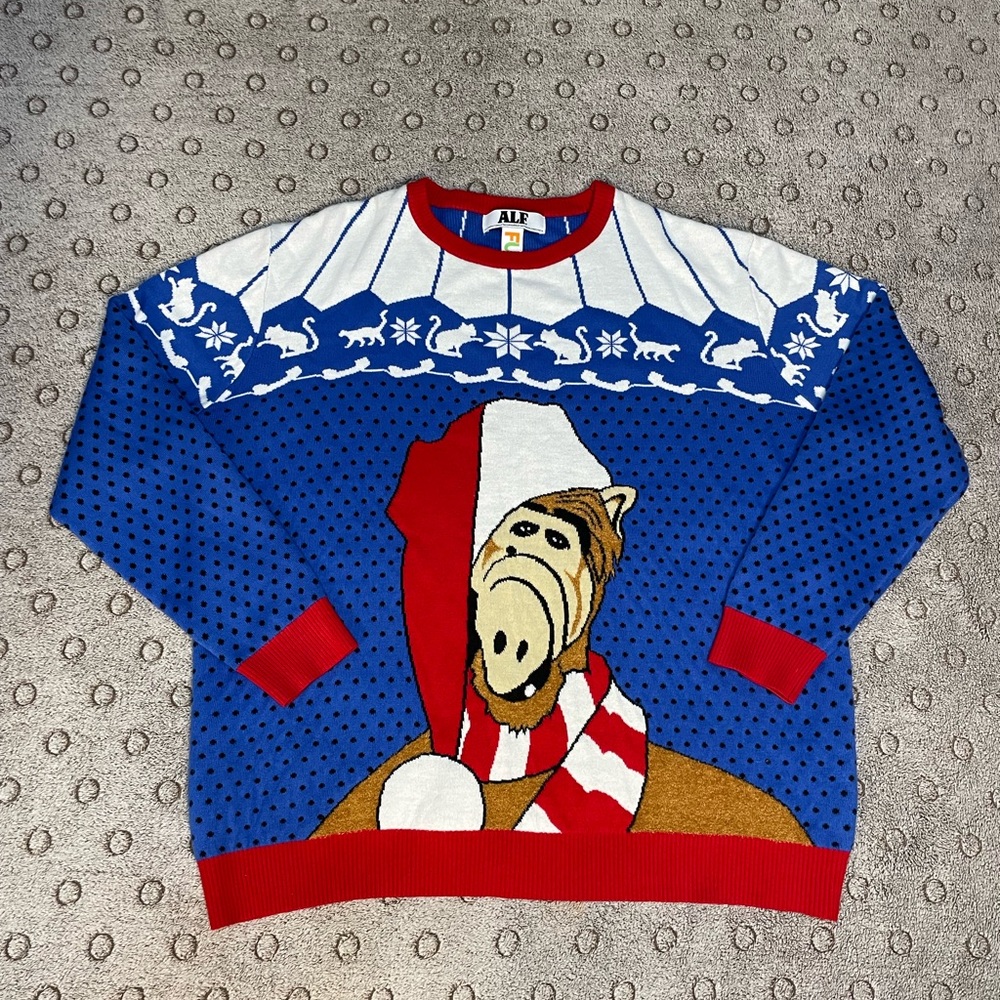 ALF Alien Productions Ugly Sweater Size 3XL Christmas Fun Party